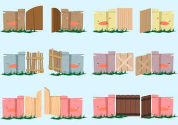 Open Gate Free Vector - vector #412797 gratis